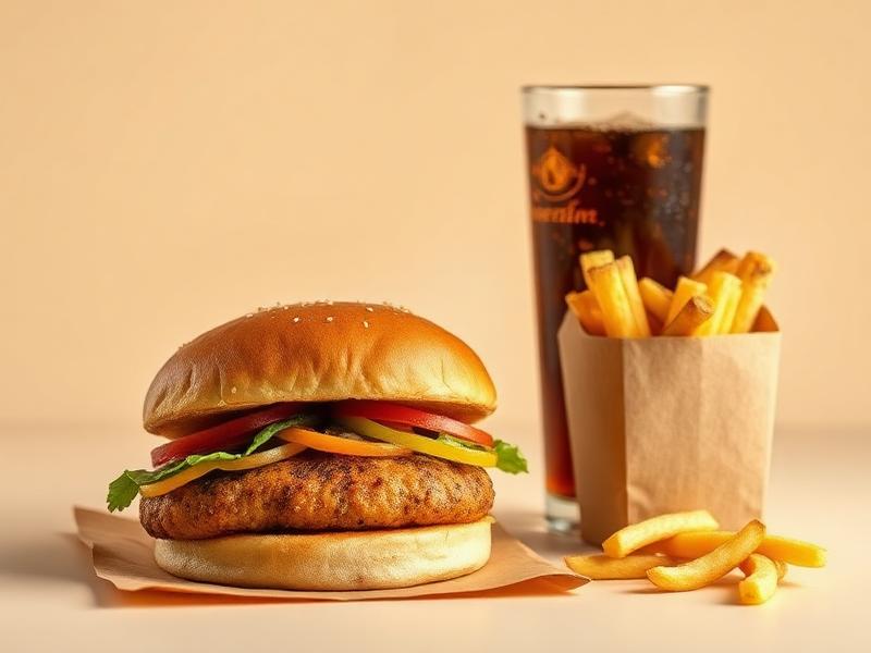 Classic Aloo Meal — Burger + Fries + Drink