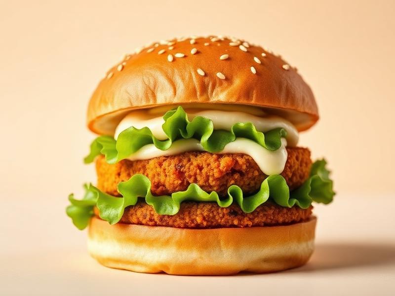 Crispy Paneer Stack — Crispy Paneer Burger