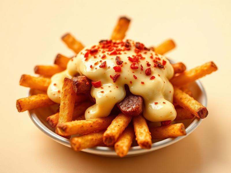 Fiery Cheese Fries — Peri Peri Cheese Fries